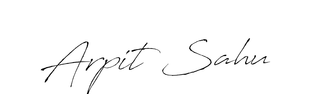 Create a beautiful signature design for name Arpit Sahu. With this signature (Antro_Vectra) fonts, you can make a handwritten signature for free. Arpit Sahu signature style 6 images and pictures png