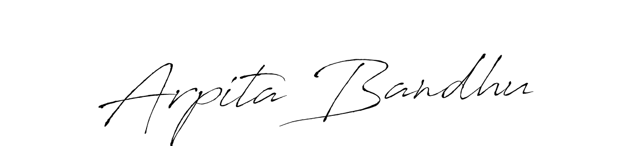 Once you've used our free online signature maker to create your best signature Antro_Vectra style, it's time to enjoy all of the benefits that Arpita Bandhu name signing documents. Arpita Bandhu signature style 6 images and pictures png