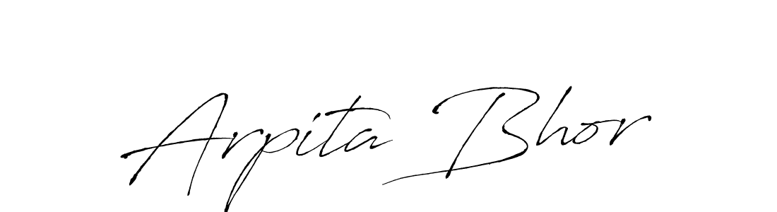 Antro_Vectra is a professional signature style that is perfect for those who want to add a touch of class to their signature. It is also a great choice for those who want to make their signature more unique. Get Arpita Bhor name to fancy signature for free. Arpita Bhor signature style 6 images and pictures png