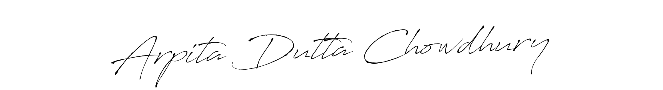 The best way (Antro_Vectra) to make a short signature is to pick only two or three words in your name. The name Arpita Dutta Chowdhury include a total of six letters. For converting this name. Arpita Dutta Chowdhury signature style 6 images and pictures png