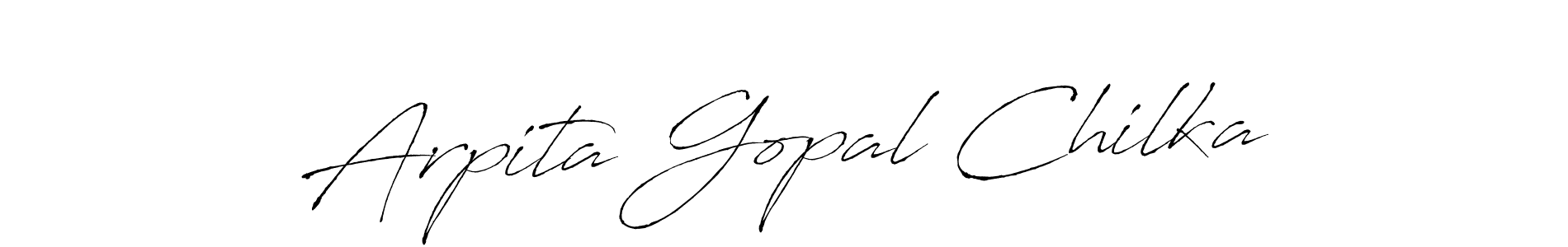 Also You can easily find your signature by using the search form. We will create Arpita Gopal Chilka name handwritten signature images for you free of cost using Antro_Vectra sign style. Arpita Gopal Chilka signature style 6 images and pictures png