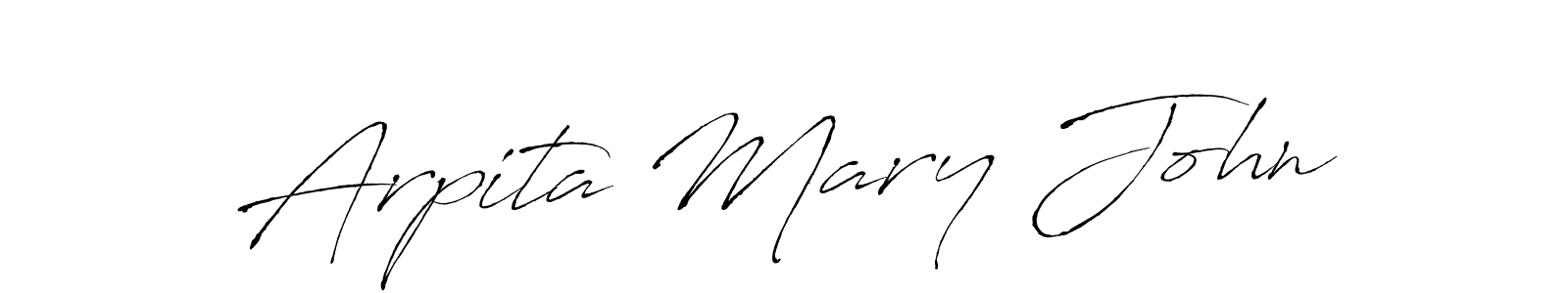 You can use this online signature creator to create a handwritten signature for the name Arpita Mary John. This is the best online autograph maker. Arpita Mary John signature style 6 images and pictures png