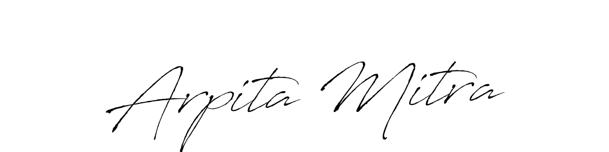 It looks lik you need a new signature style for name Arpita Mitra. Design unique handwritten (Antro_Vectra) signature with our free signature maker in just a few clicks. Arpita Mitra signature style 6 images and pictures png