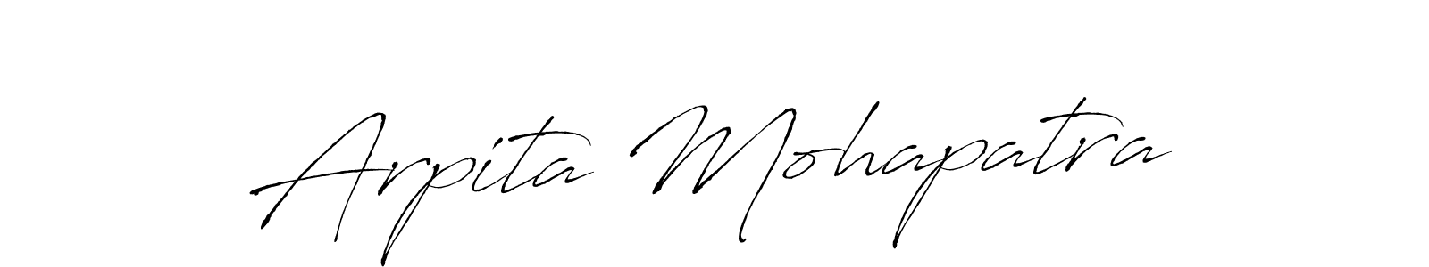 Arpita Mohapatra stylish signature style. Best Handwritten Sign (Antro_Vectra) for my name. Handwritten Signature Collection Ideas for my name Arpita Mohapatra. Arpita Mohapatra signature style 6 images and pictures png