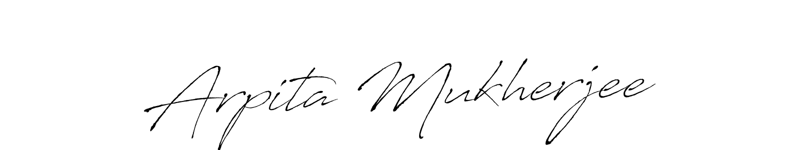 Design your own signature with our free online signature maker. With this signature software, you can create a handwritten (Antro_Vectra) signature for name Arpita Mukherjee. Arpita Mukherjee signature style 6 images and pictures png