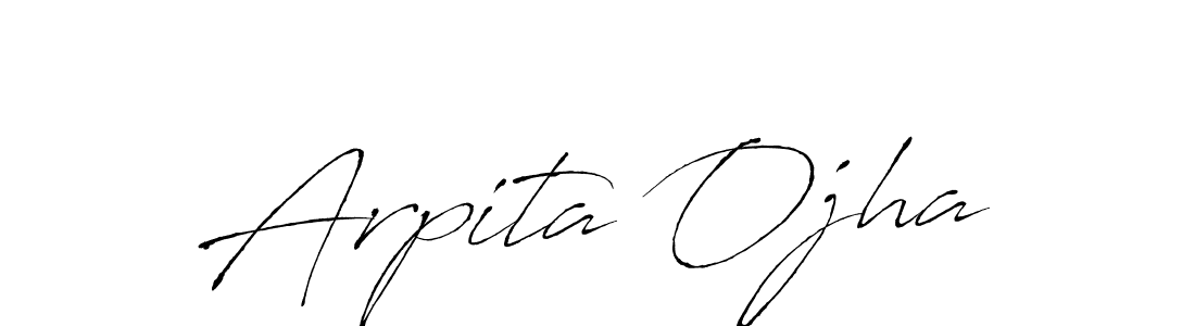 The best way (Antro_Vectra) to make a short signature is to pick only two or three words in your name. The name Arpita Ojha include a total of six letters. For converting this name. Arpita Ojha signature style 6 images and pictures png