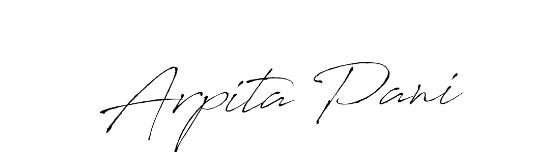 You can use this online signature creator to create a handwritten signature for the name Arpita Pani. This is the best online autograph maker. Arpita Pani signature style 6 images and pictures png