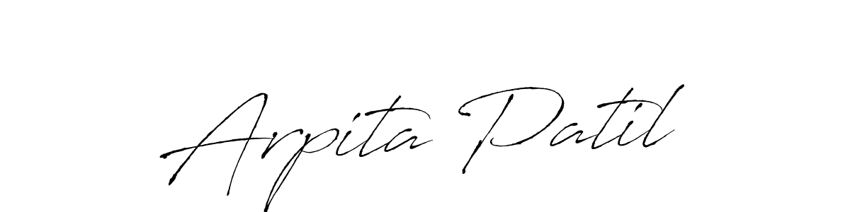 Make a beautiful signature design for name Arpita Patil. Use this online signature maker to create a handwritten signature for free. Arpita Patil signature style 6 images and pictures png