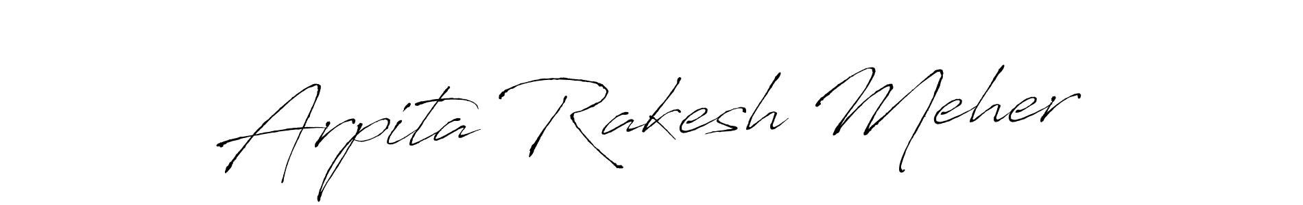 It looks lik you need a new signature style for name Arpita Rakesh Meher. Design unique handwritten (Antro_Vectra) signature with our free signature maker in just a few clicks. Arpita Rakesh Meher signature style 6 images and pictures png