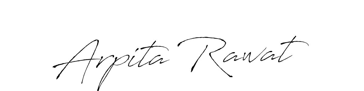 Create a beautiful signature design for name Arpita Rawat. With this signature (Antro_Vectra) fonts, you can make a handwritten signature for free. Arpita Rawat signature style 6 images and pictures png