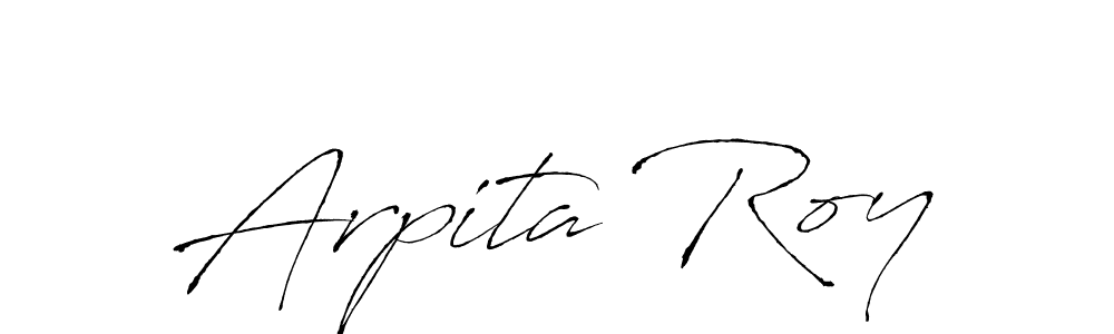 How to make Arpita Roy signature? Antro_Vectra is a professional autograph style. Create handwritten signature for Arpita Roy name. Arpita Roy signature style 6 images and pictures png