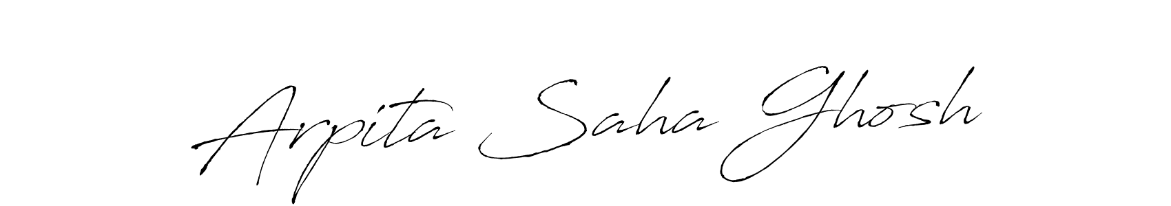 Make a short Arpita Saha Ghosh signature style. Manage your documents anywhere anytime using Antro_Vectra. Create and add eSignatures, submit forms, share and send files easily. Arpita Saha Ghosh signature style 6 images and pictures png