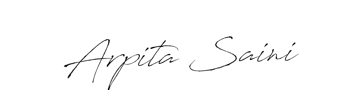 if you are searching for the best signature style for your name Arpita Saini. so please give up your signature search. here we have designed multiple signature styles  using Antro_Vectra. Arpita Saini signature style 6 images and pictures png