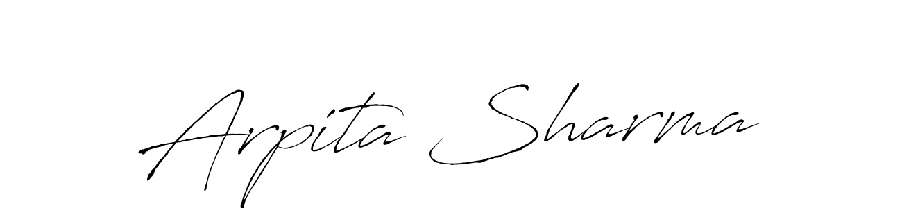 Use a signature maker to create a handwritten signature online. With this signature software, you can design (Antro_Vectra) your own signature for name Arpita Sharma. Arpita Sharma signature style 6 images and pictures png