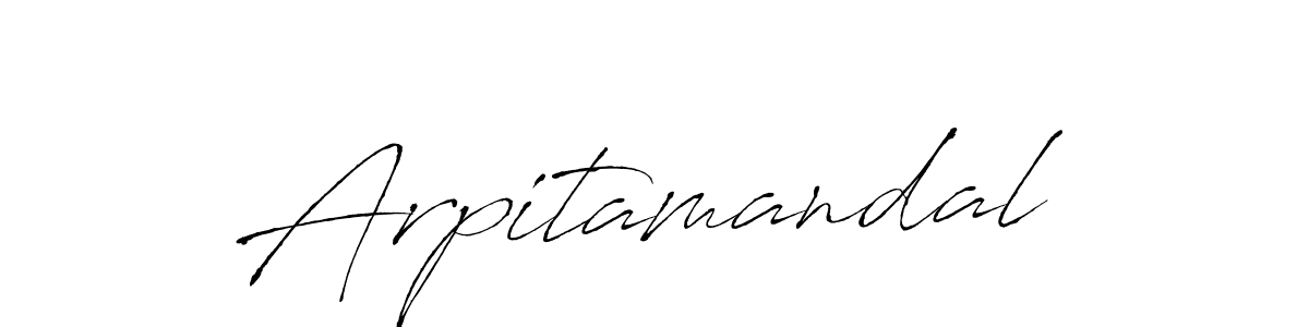 Make a beautiful signature design for name Arpitamandal. With this signature (Antro_Vectra) style, you can create a handwritten signature for free. Arpitamandal signature style 6 images and pictures png