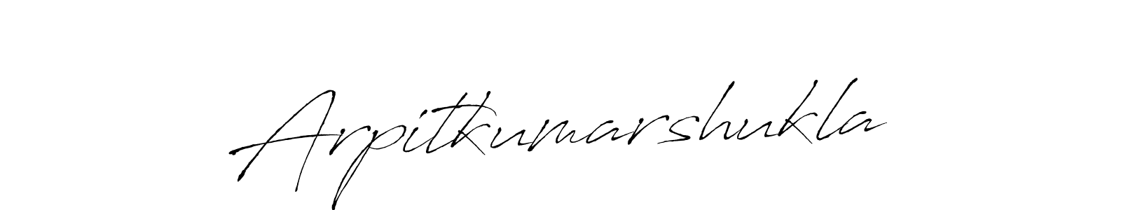The best way (Antro_Vectra) to make a short signature is to pick only two or three words in your name. The name Arpitkumarshukla include a total of six letters. For converting this name. Arpitkumarshukla signature style 6 images and pictures png