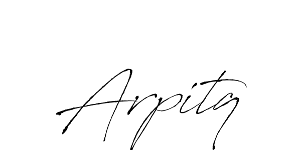 Also we have Arpitq name is the best signature style. Create professional handwritten signature collection using Antro_Vectra autograph style. Arpitq signature style 6 images and pictures png