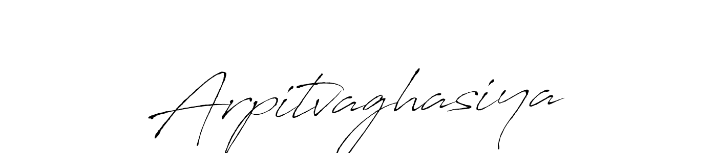 Design your own signature with our free online signature maker. With this signature software, you can create a handwritten (Antro_Vectra) signature for name Arpitvaghasiya. Arpitvaghasiya signature style 6 images and pictures png