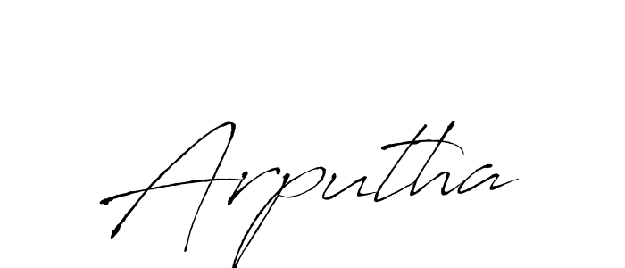 Also we have Arputha name is the best signature style. Create professional handwritten signature collection using Antro_Vectra autograph style. Arputha signature style 6 images and pictures png