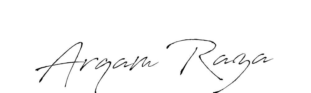 The best way (Antro_Vectra) to make a short signature is to pick only two or three words in your name. The name Arqam Raza include a total of six letters. For converting this name. Arqam Raza signature style 6 images and pictures png