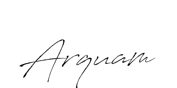 You should practise on your own different ways (Antro_Vectra) to write your name (Arquam) in signature. don't let someone else do it for you. Arquam signature style 6 images and pictures png