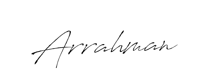 You should practise on your own different ways (Antro_Vectra) to write your name (Arrahman) in signature. don't let someone else do it for you. Arrahman signature style 6 images and pictures png