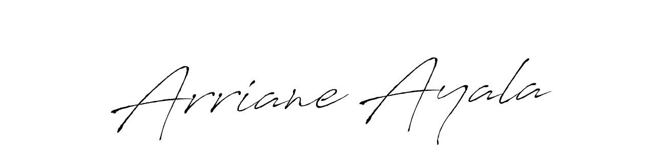 Make a beautiful signature design for name Arriane Ayala. Use this online signature maker to create a handwritten signature for free. Arriane Ayala signature style 6 images and pictures png