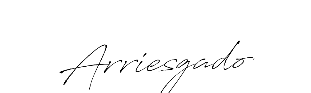 Design your own signature with our free online signature maker. With this signature software, you can create a handwritten (Antro_Vectra) signature for name Arriesgado. Arriesgado signature style 6 images and pictures png