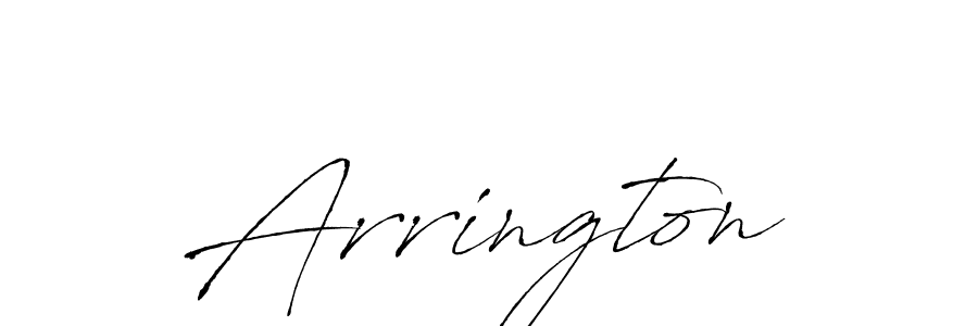 Use a signature maker to create a handwritten signature online. With this signature software, you can design (Antro_Vectra) your own signature for name Arrington. Arrington signature style 6 images and pictures png