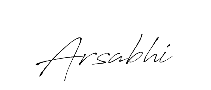 Use a signature maker to create a handwritten signature online. With this signature software, you can design (Antro_Vectra) your own signature for name Arsabhi. Arsabhi signature style 6 images and pictures png