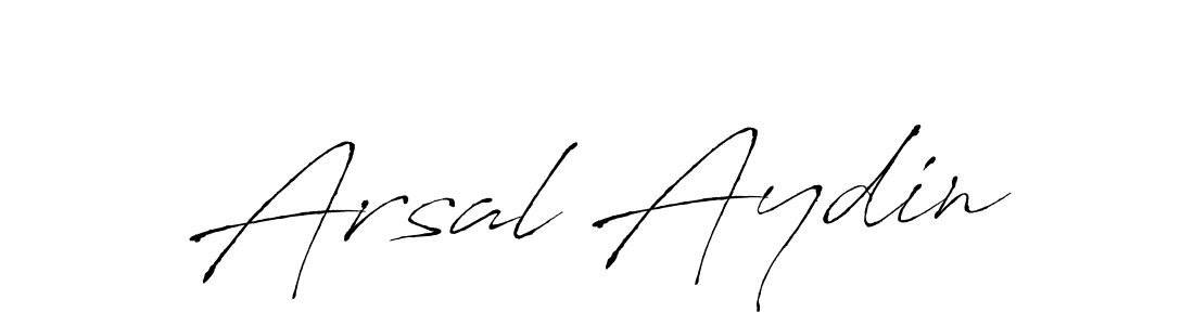 Antro_Vectra is a professional signature style that is perfect for those who want to add a touch of class to their signature. It is also a great choice for those who want to make their signature more unique. Get Arsal Aydin name to fancy signature for free. Arsal Aydin signature style 6 images and pictures png