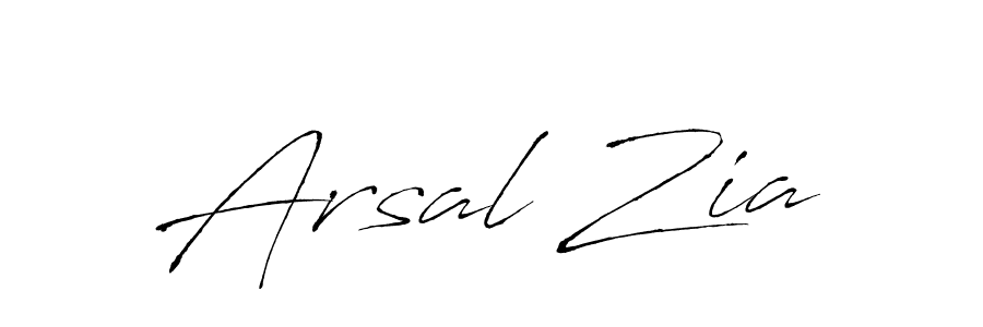 How to make Arsal Zia signature? Antro_Vectra is a professional autograph style. Create handwritten signature for Arsal Zia name. Arsal Zia signature style 6 images and pictures png