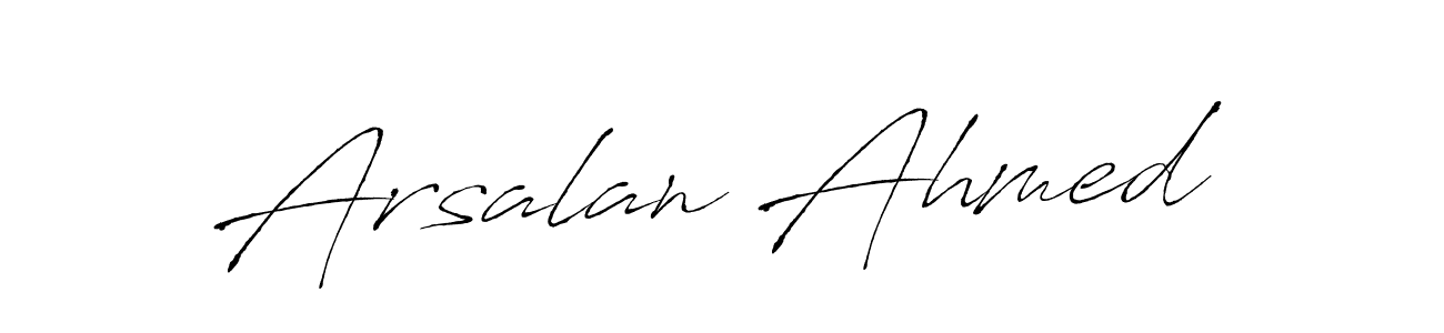 Use a signature maker to create a handwritten signature online. With this signature software, you can design (Antro_Vectra) your own signature for name Arsalan Ahmed. Arsalan Ahmed signature style 6 images and pictures png