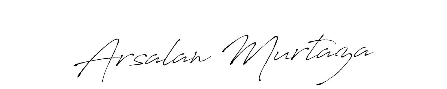 Create a beautiful signature design for name Arsalan Murtaza. With this signature (Antro_Vectra) fonts, you can make a handwritten signature for free. Arsalan Murtaza signature style 6 images and pictures png