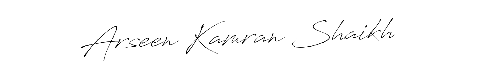 Similarly Antro_Vectra is the best handwritten signature design. Signature creator online .You can use it as an online autograph creator for name Arseen Kamran Shaikh. Arseen Kamran Shaikh signature style 6 images and pictures png