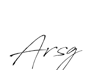 Arsg stylish signature style. Best Handwritten Sign (Antro_Vectra) for my name. Handwritten Signature Collection Ideas for my name Arsg. Arsg signature style 6 images and pictures png