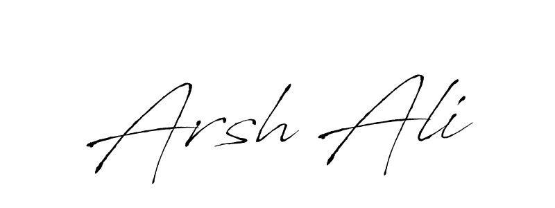The best way (Antro_Vectra) to make a short signature is to pick only two or three words in your name. The name Arsh Ali include a total of six letters. For converting this name. Arsh Ali signature style 6 images and pictures png