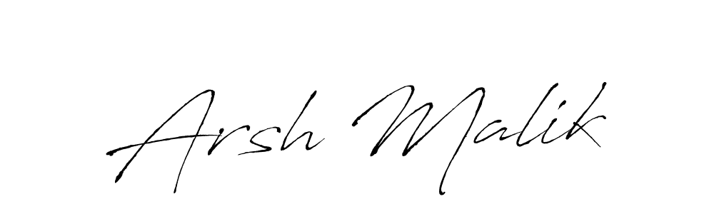 This is the best signature style for the Arsh Malik name. Also you like these signature font (Antro_Vectra). Mix name signature. Arsh Malik signature style 6 images and pictures png