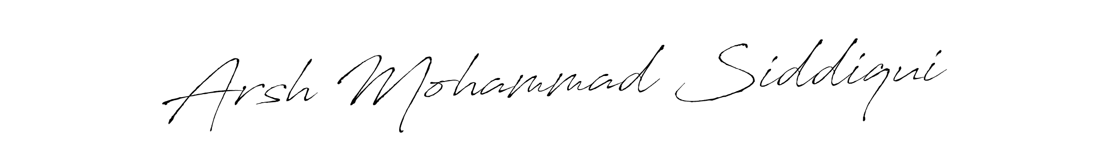 You should practise on your own different ways (Antro_Vectra) to write your name (Arsh Mohammad Siddiqui) in signature. don't let someone else do it for you. Arsh Mohammad Siddiqui signature style 6 images and pictures png