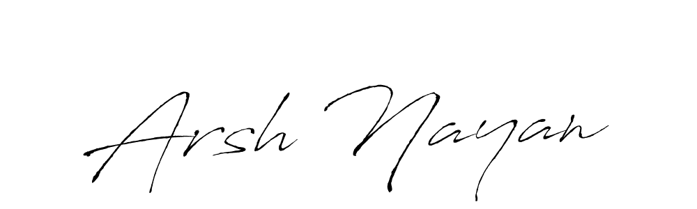 How to make Arsh Nayan signature? Antro_Vectra is a professional autograph style. Create handwritten signature for Arsh Nayan name. Arsh Nayan signature style 6 images and pictures png