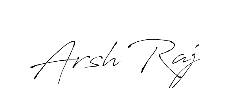 How to make Arsh Raj signature? Antro_Vectra is a professional autograph style. Create handwritten signature for Arsh Raj name. Arsh Raj signature style 6 images and pictures png