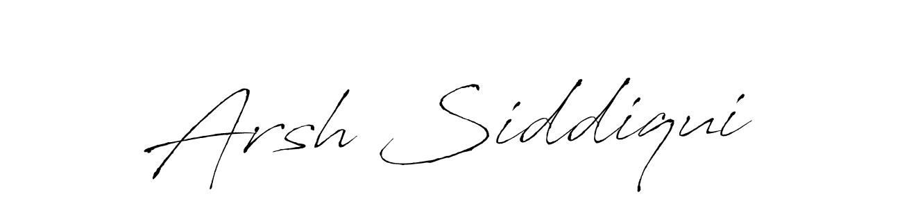 Similarly Antro_Vectra is the best handwritten signature design. Signature creator online .You can use it as an online autograph creator for name Arsh Siddiqui. Arsh Siddiqui signature style 6 images and pictures png