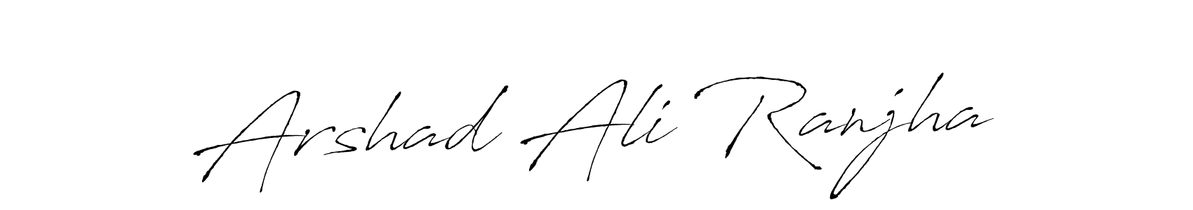 Use a signature maker to create a handwritten signature online. With this signature software, you can design (Antro_Vectra) your own signature for name Arshad Ali Ranjha. Arshad Ali Ranjha signature style 6 images and pictures png