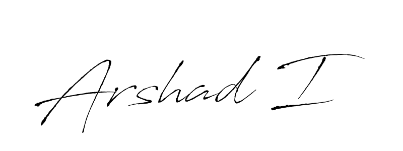 Use a signature maker to create a handwritten signature online. With this signature software, you can design (Antro_Vectra) your own signature for name Arshad I. Arshad I signature style 6 images and pictures png