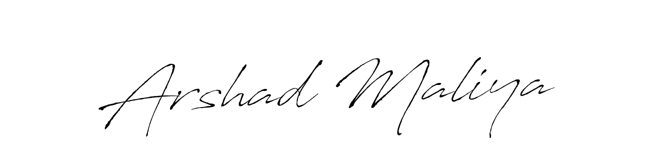 This is the best signature style for the Arshad Maliya name. Also you like these signature font (Antro_Vectra). Mix name signature. Arshad Maliya signature style 6 images and pictures png