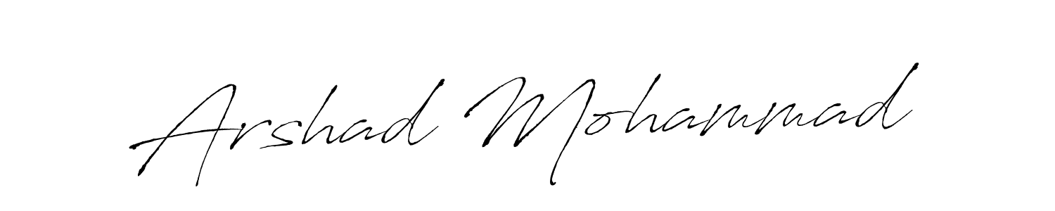 Also You can easily find your signature by using the search form. We will create Arshad Mohammad name handwritten signature images for you free of cost using Antro_Vectra sign style. Arshad Mohammad signature style 6 images and pictures png