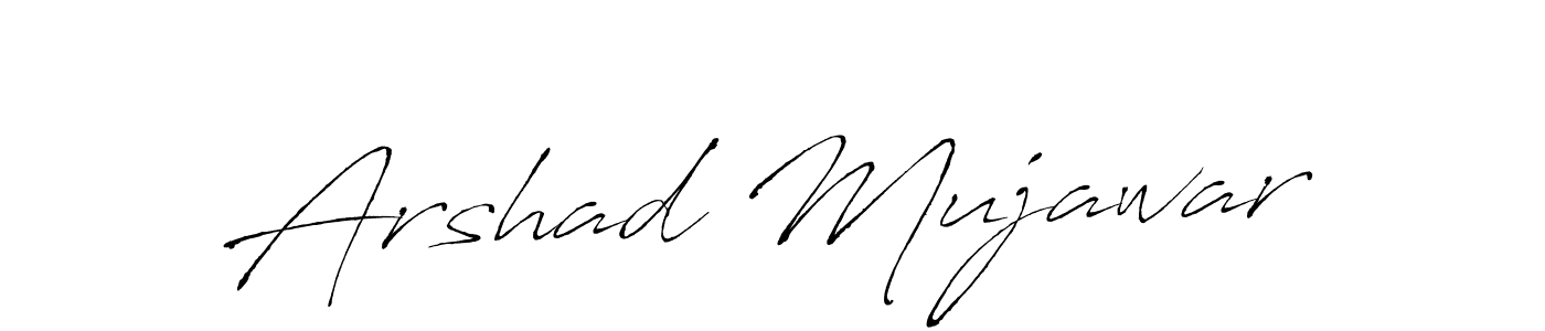 Design your own signature with our free online signature maker. With this signature software, you can create a handwritten (Antro_Vectra) signature for name Arshad Mujawar. Arshad Mujawar signature style 6 images and pictures png