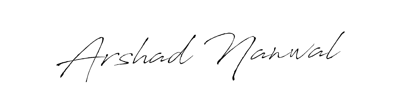 How to make Arshad Nanwal signature? Antro_Vectra is a professional autograph style. Create handwritten signature for Arshad Nanwal name. Arshad Nanwal signature style 6 images and pictures png