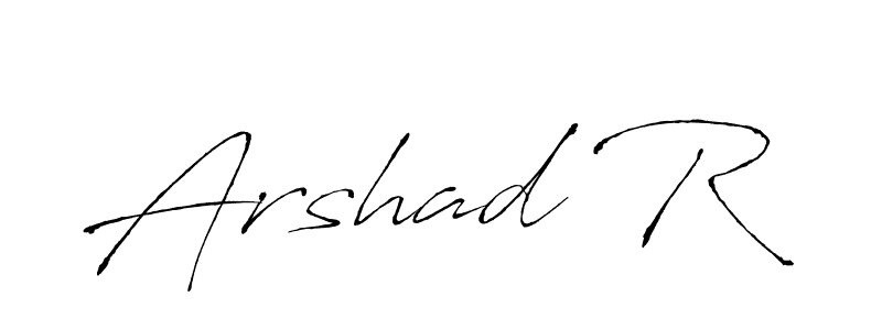 Create a beautiful signature design for name Arshad R. With this signature (Antro_Vectra) fonts, you can make a handwritten signature for free. Arshad R signature style 6 images and pictures png