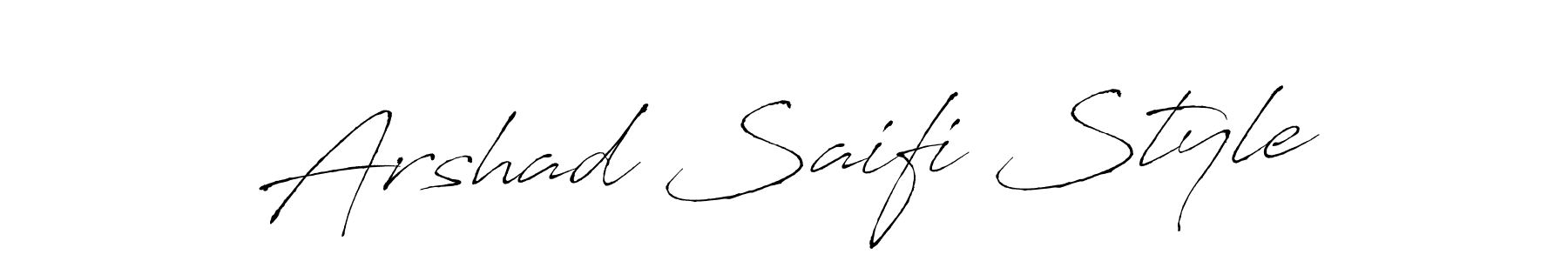 The best way (Antro_Vectra) to make a short signature is to pick only two or three words in your name. The name Arshad Saifi Style include a total of six letters. For converting this name. Arshad Saifi Style signature style 6 images and pictures png